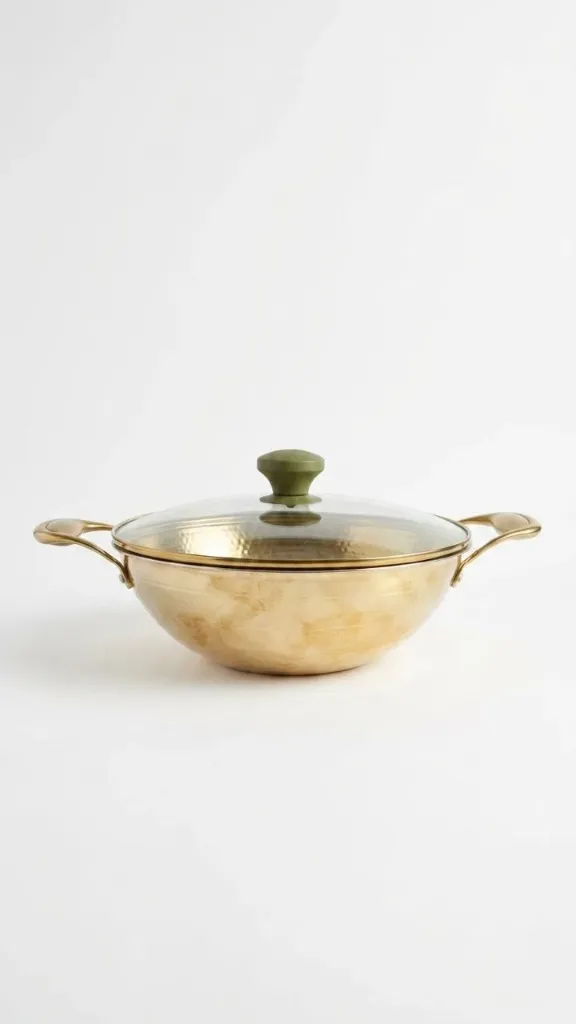 [BR-KD-3] BRASS KADHAI HAMMERED (LARGE)